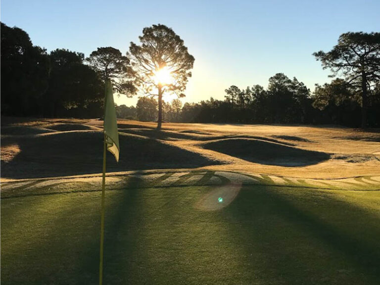 King's Grant Golf Club course view at sunrise