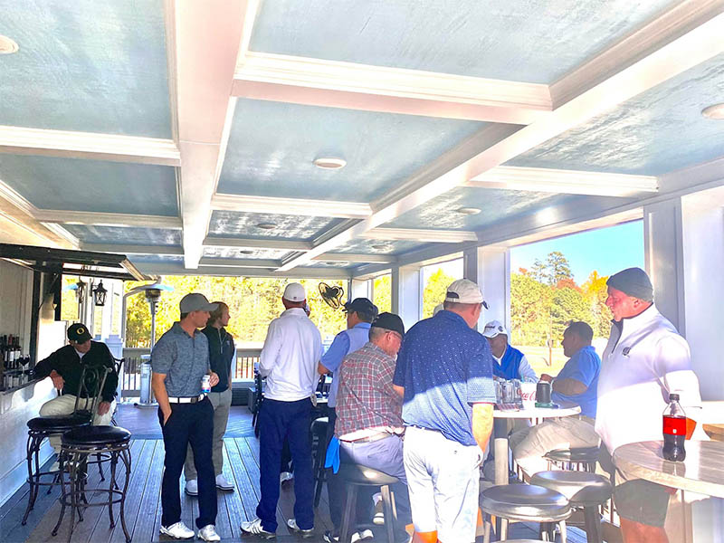 King's Grant Golf Club on the deck