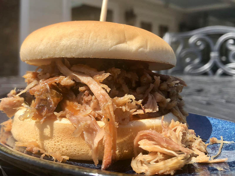 King's Grant Golf Club BBQ sandwich from The Phoenix Grill